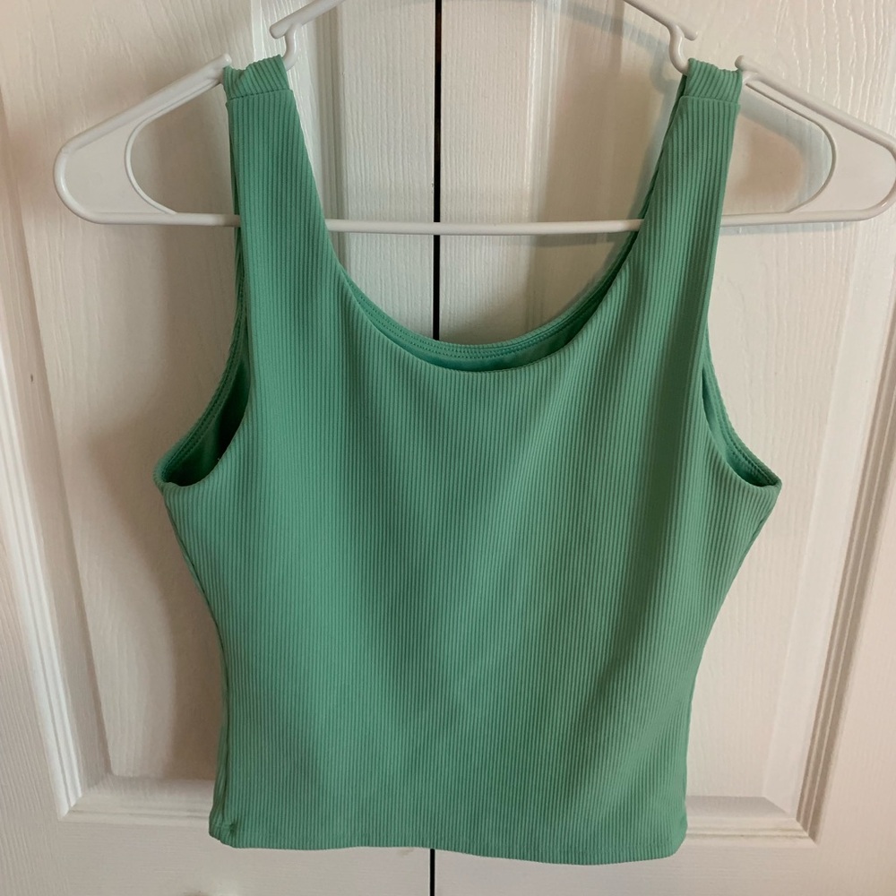 Freely Green Ribbed Tank Top - Picture 3 of 5